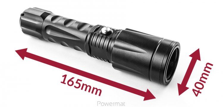 Policajná baterka LED CREE XML T6 - 1898