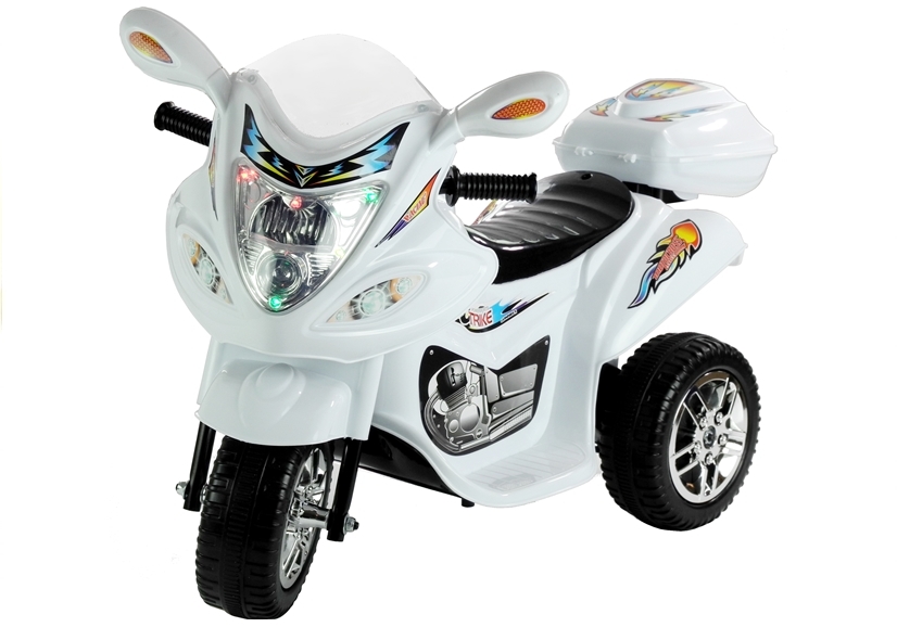 LeanToys Elektrická motorka BJX-88 - biela