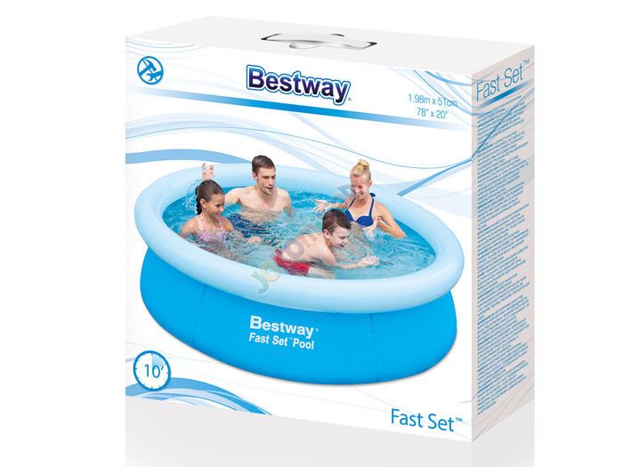 Bestway 57252 samonosný bazén, 198 x 51 cm