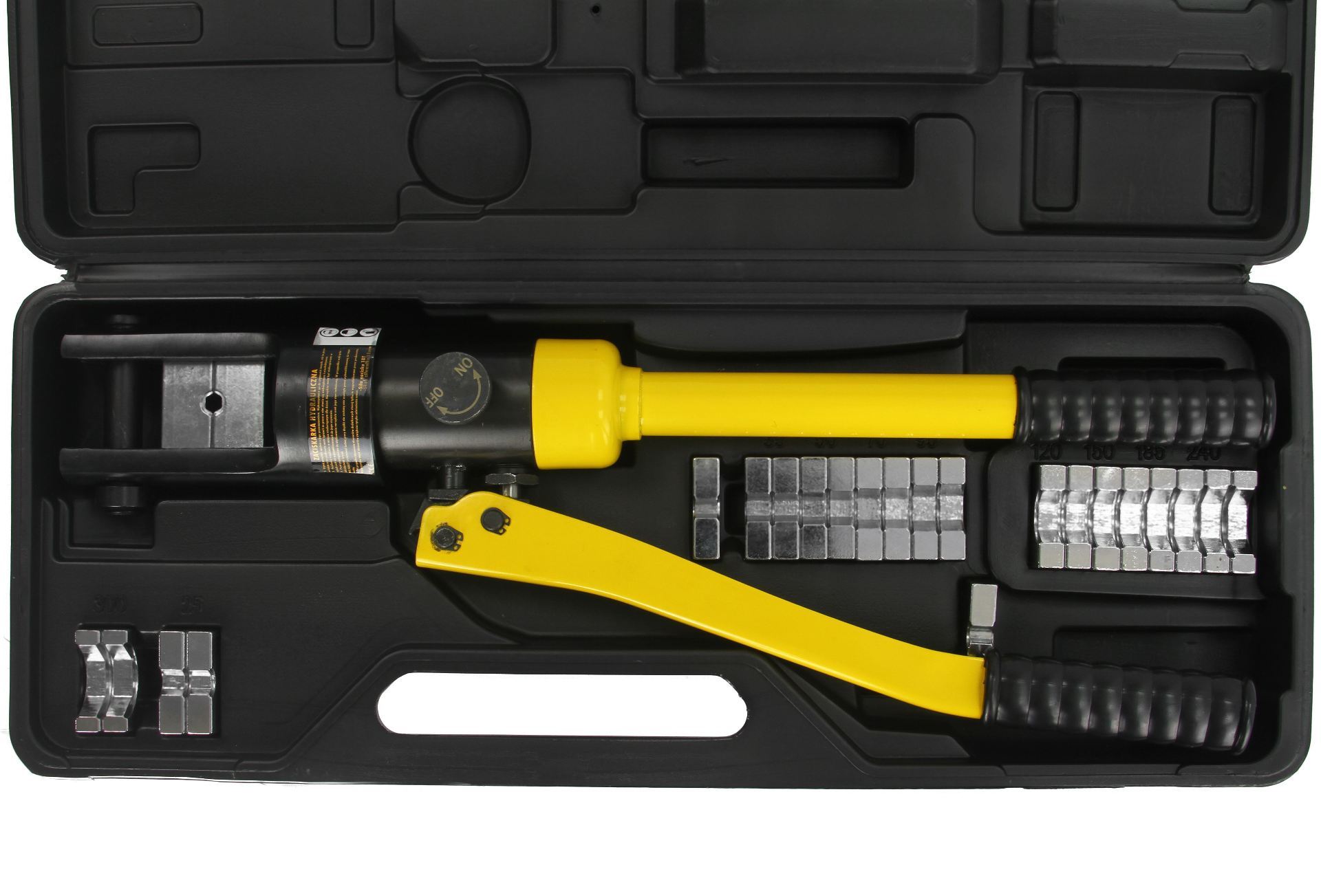 Hydraulické lisovacie kliešte 18t 10mm – 300mm 04119 M49535