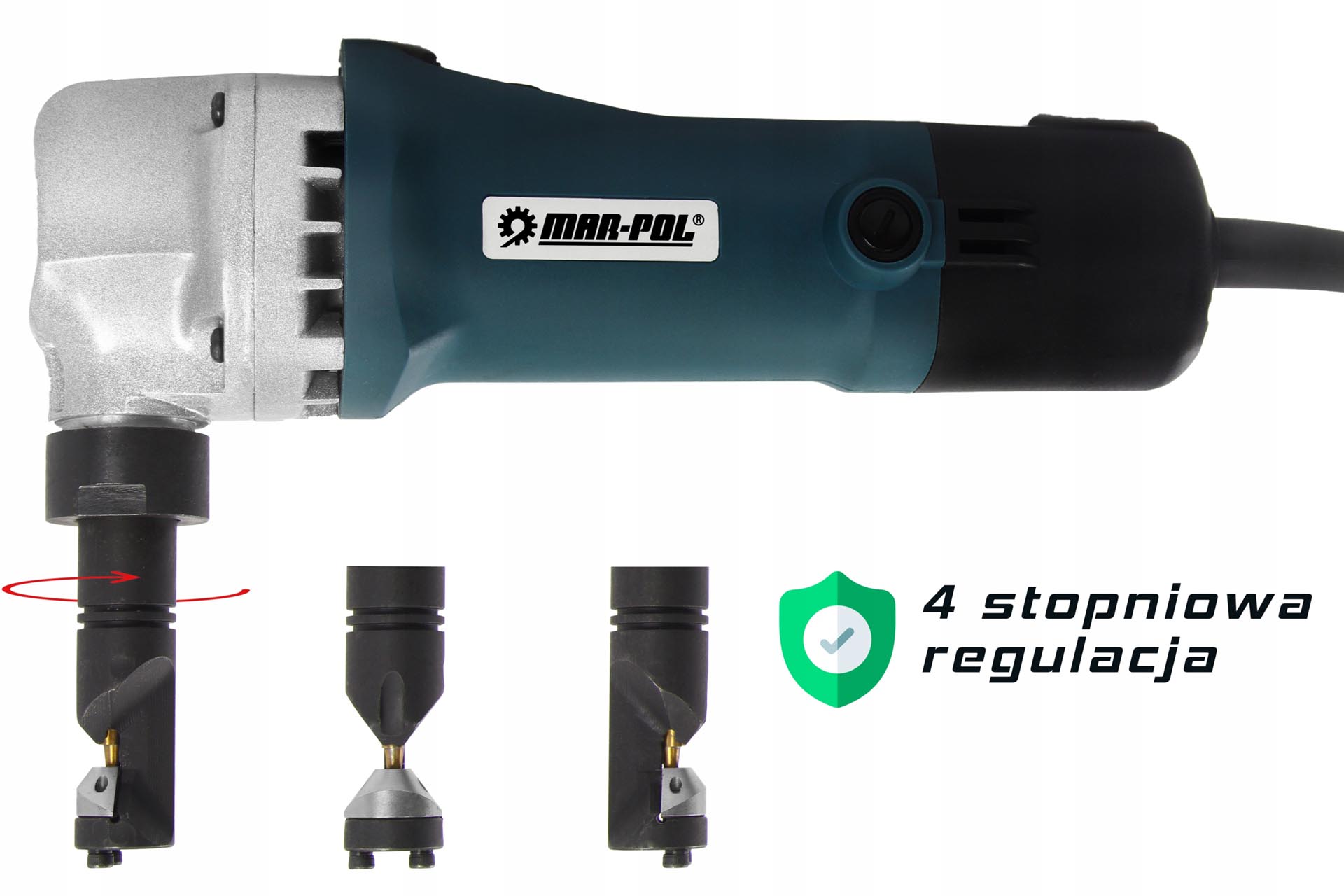 Elektrické nožnice na plech 1550W M79302R - MAR-POL