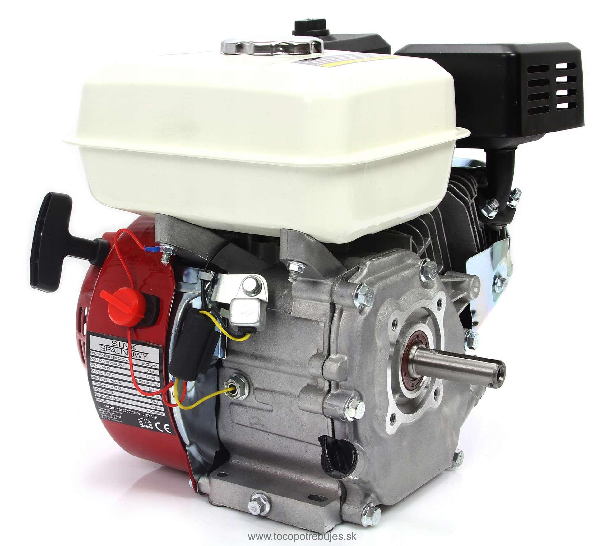 Benzínový motor 7 HP 20 mm - MAR-POL M79893