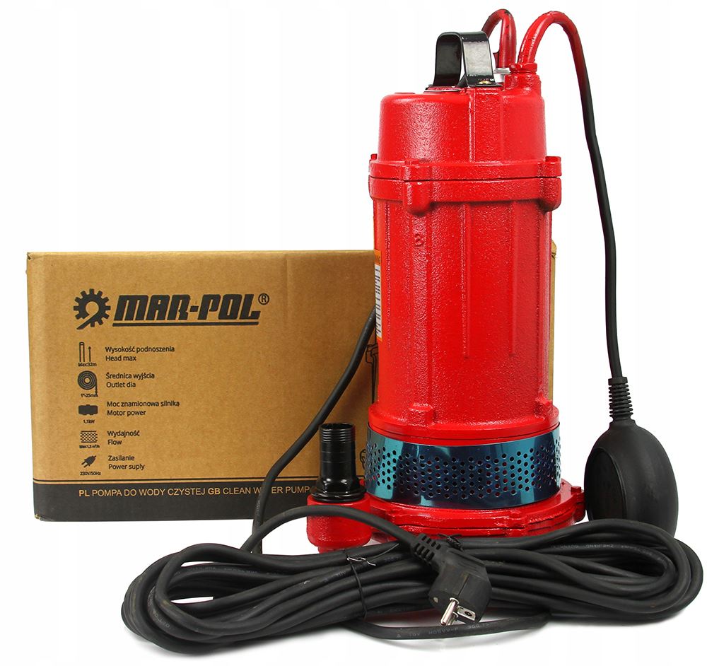 Ponorné čerpadlo QDX 1,5-32-1,1F s výtlakom 32m - MAR-POL M79909