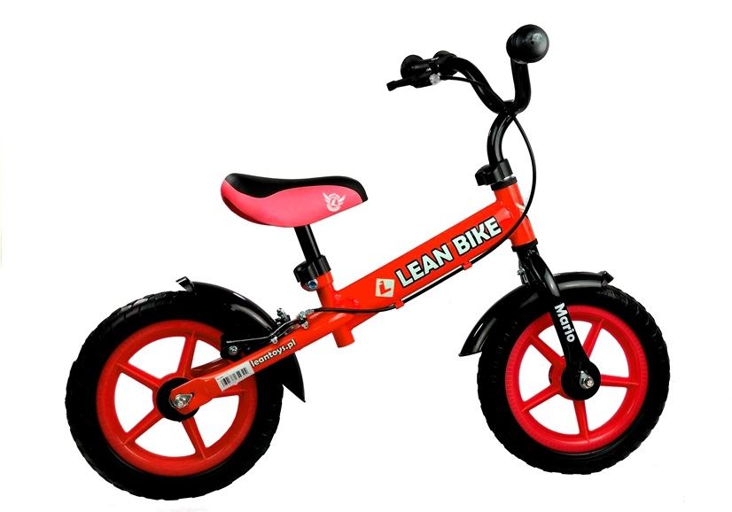 LeanToys Odrážadlo Mario 12" červené l2625