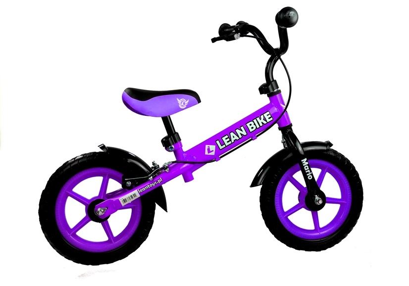 LeanToys Odrážadlo Mario 12" fialové l2624