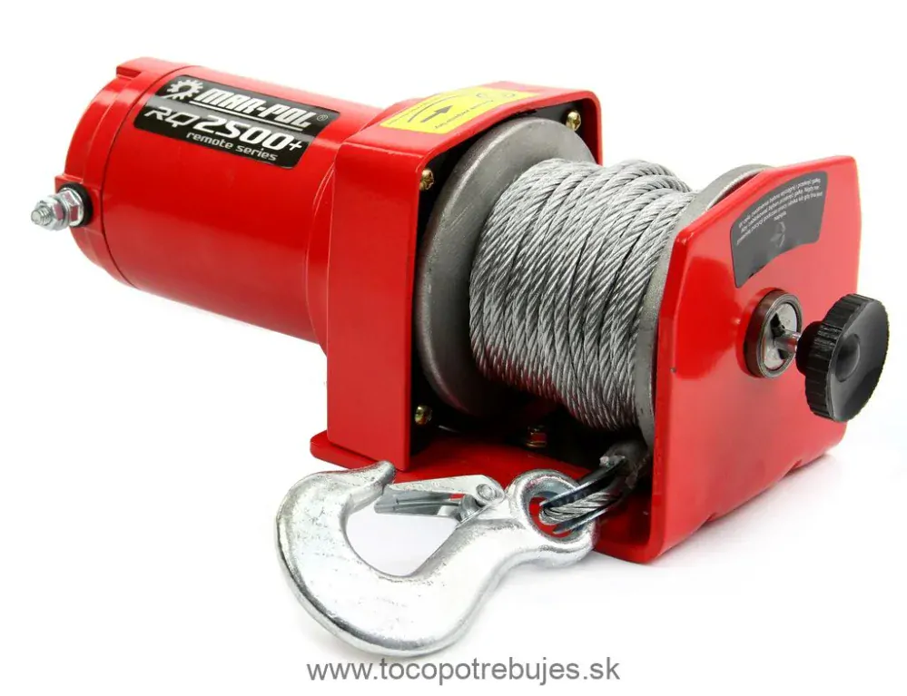 Elektrický navijak RQ 2500 + manuálne a diaľkové ovládanie M80762 MAR-POL