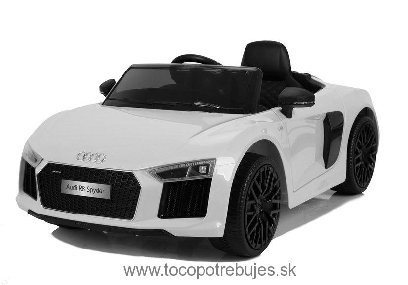 LeanToys L4714 Elektrické autíčko Audi R8 JJ2198, biele