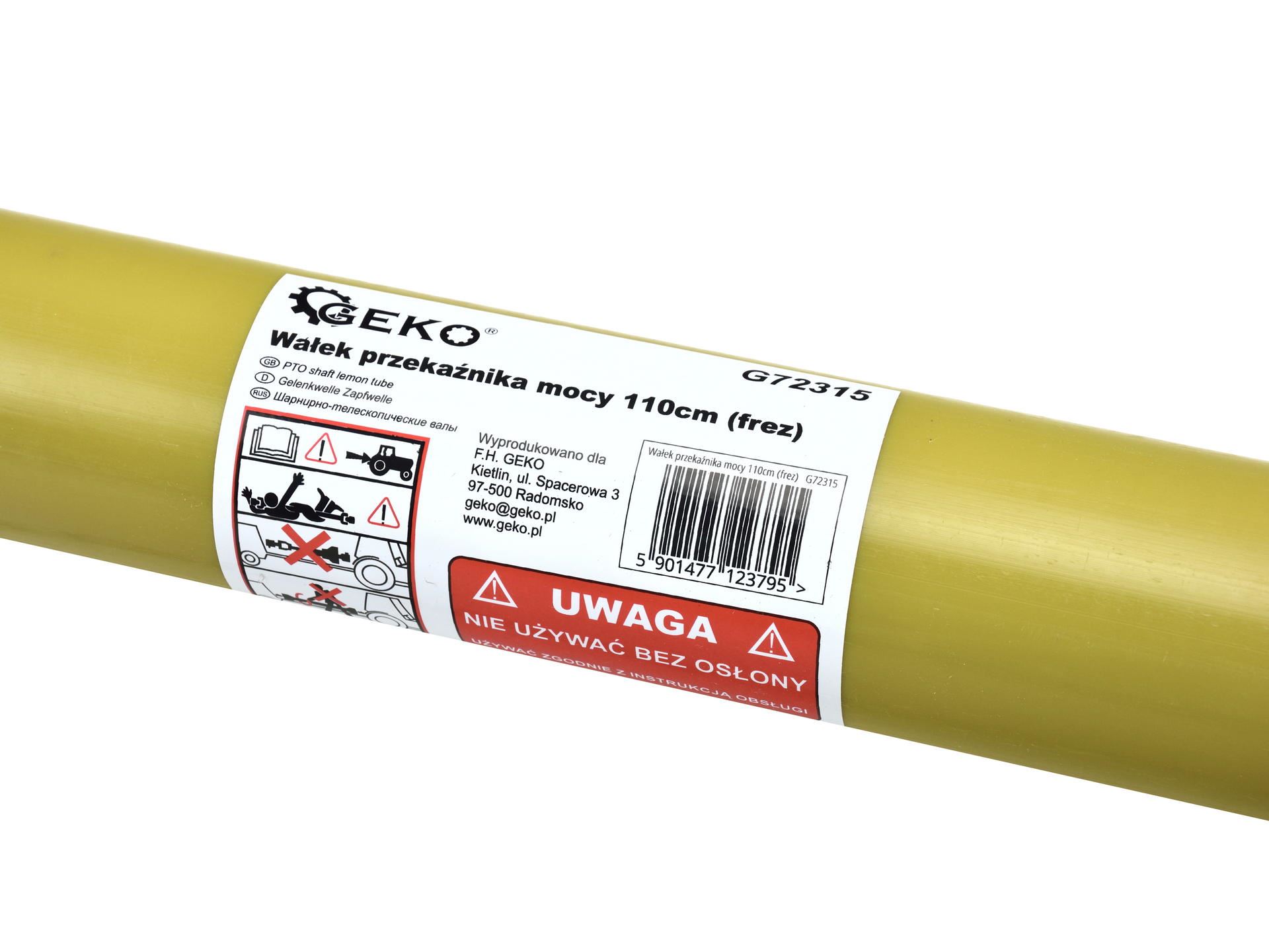 Kĺbový hriadeľ KARDAN 110cm drážkový - GEKO G72315