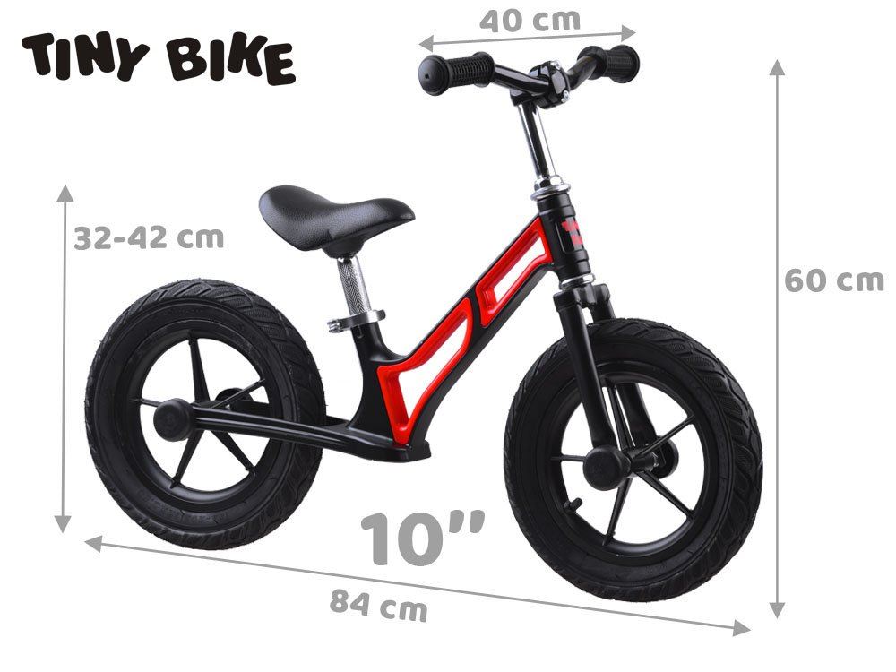 Tiny Bike Odrážadlo 10" červená