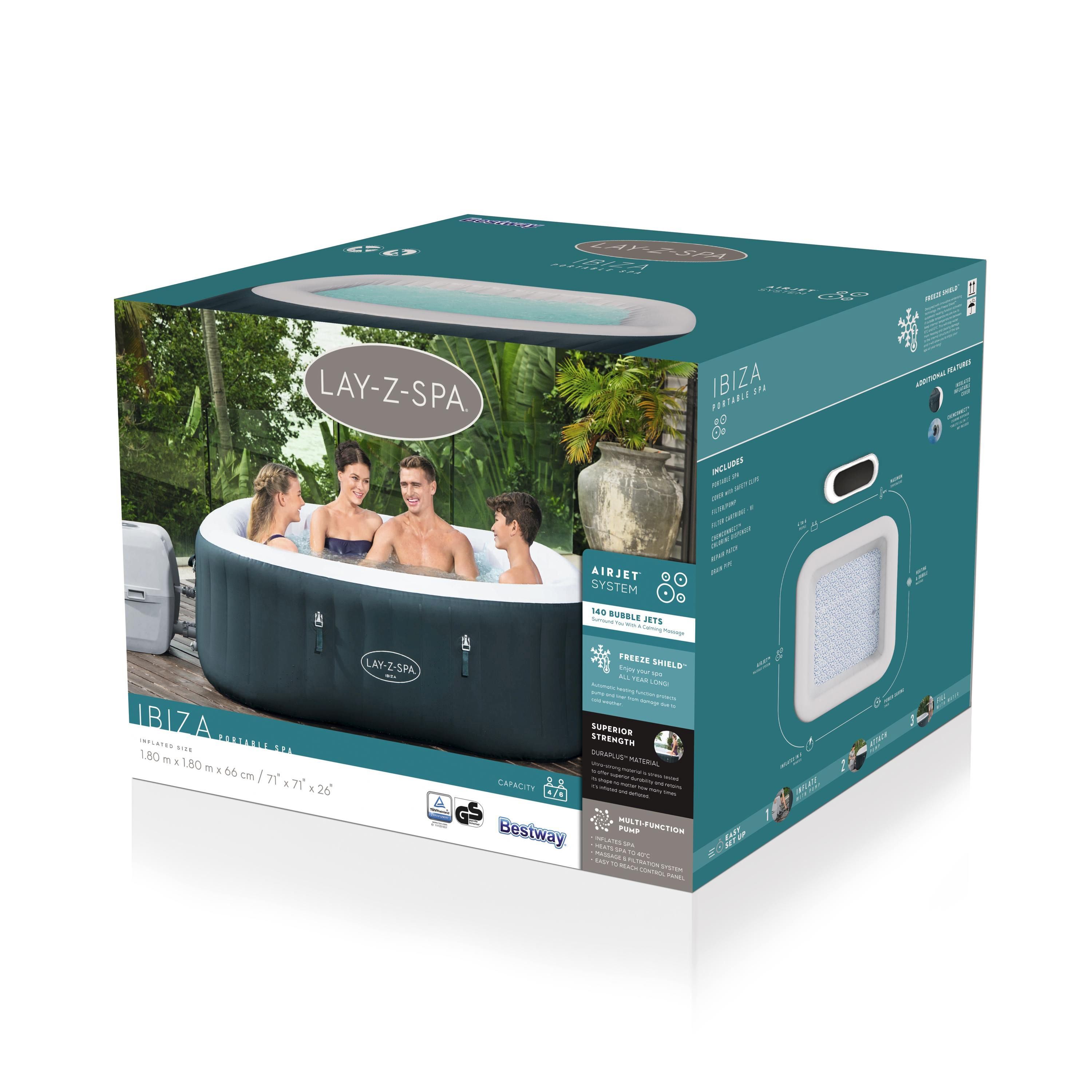 Bestway 60015 Lay-Z Spa Ibiza