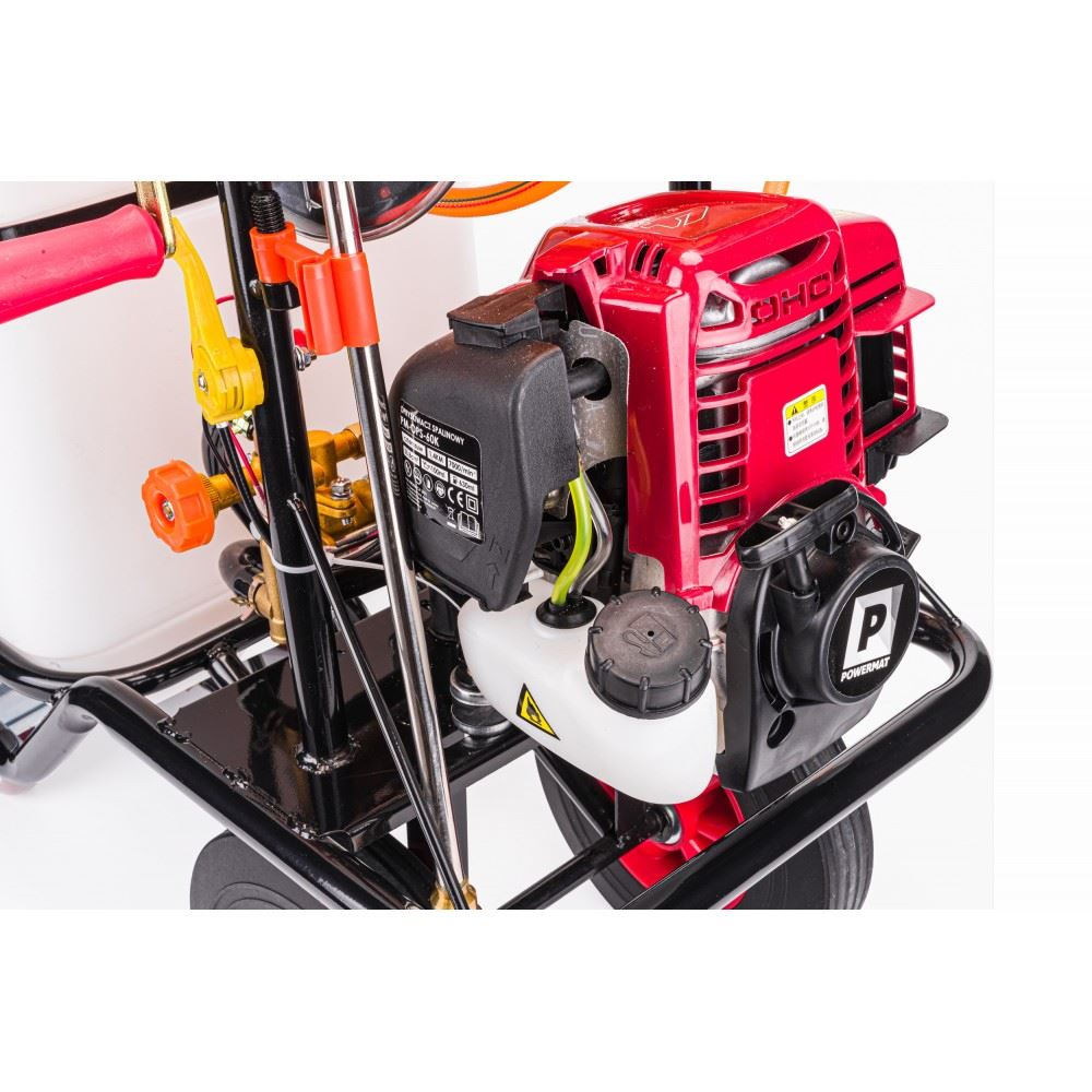 Motorový benzínový postrekovač 60L s kolieskami - POWERMAT PM-OPS-60K
