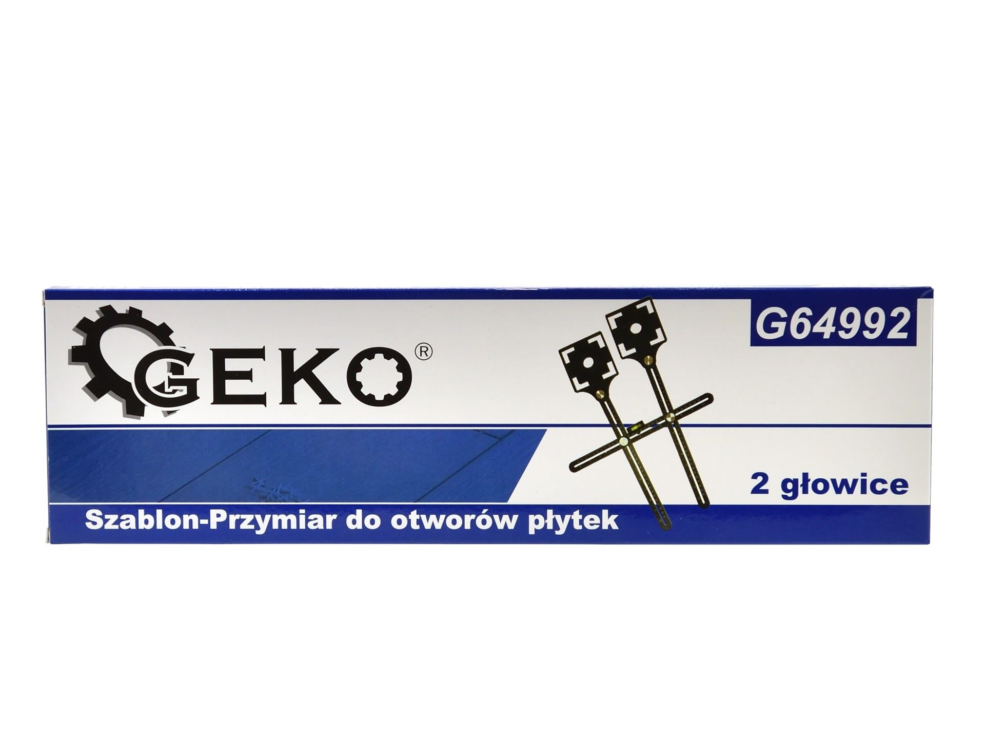Nastaviteľná hliníková šablóna na vŕtanie otvorov - GEKO G64992