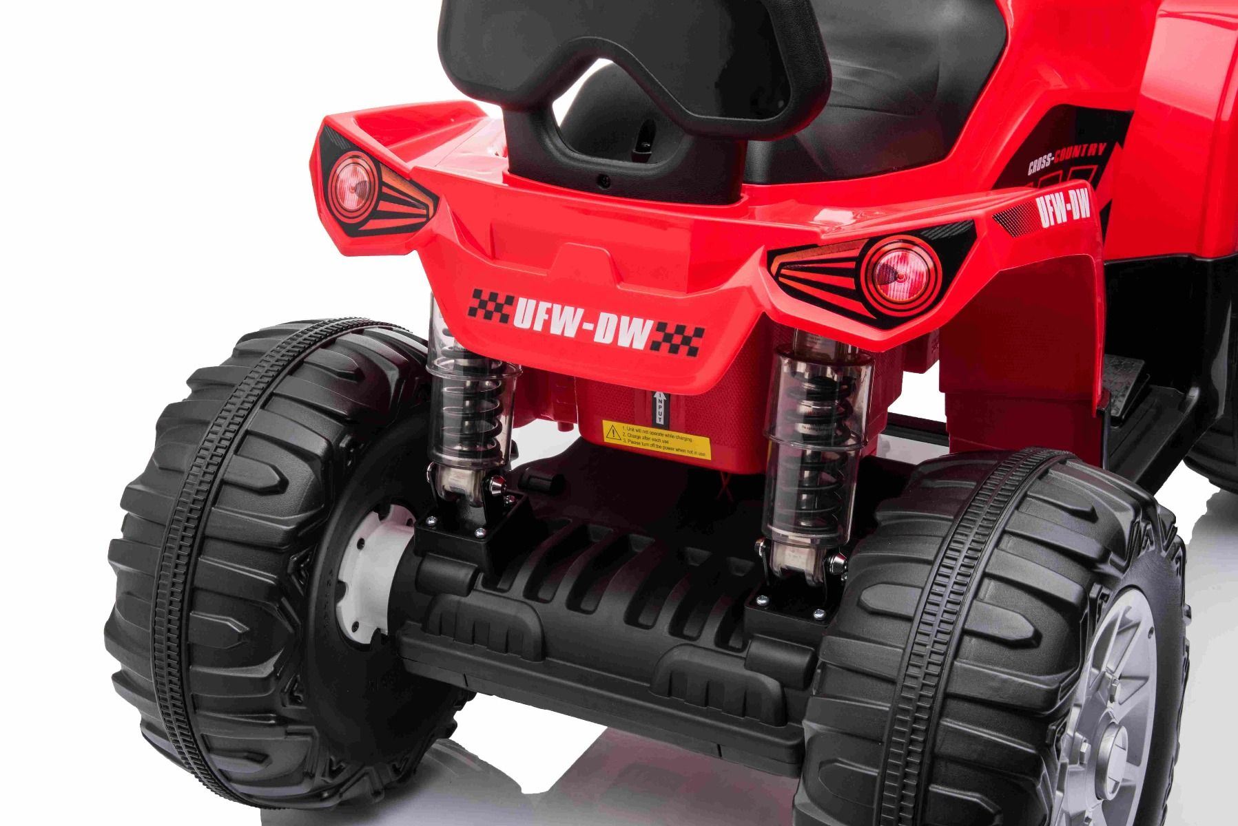Elektrický QUAD SUPERPOWER 12V, červený