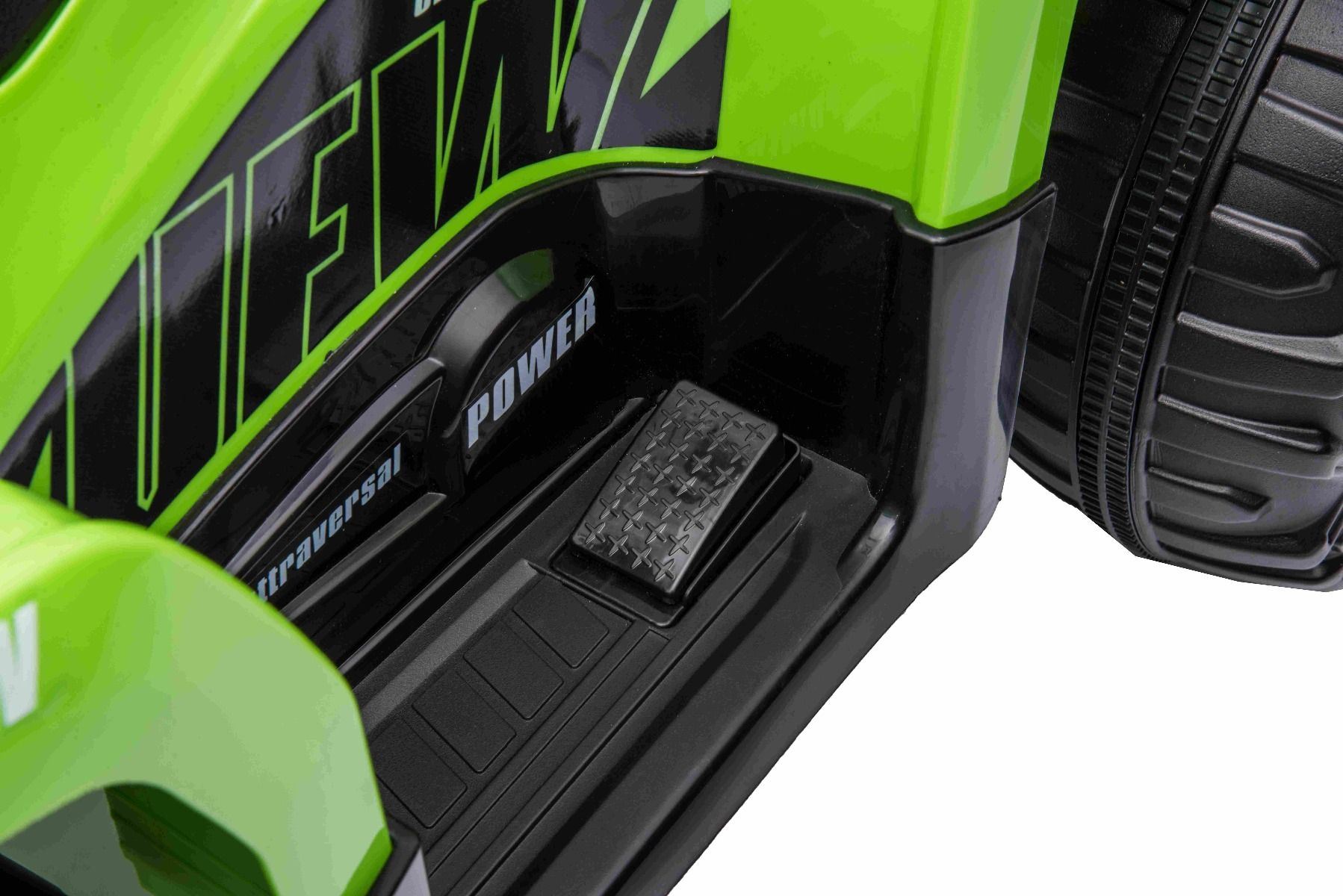 Elektrický QUAD SUPERPOWER 12V, zelený