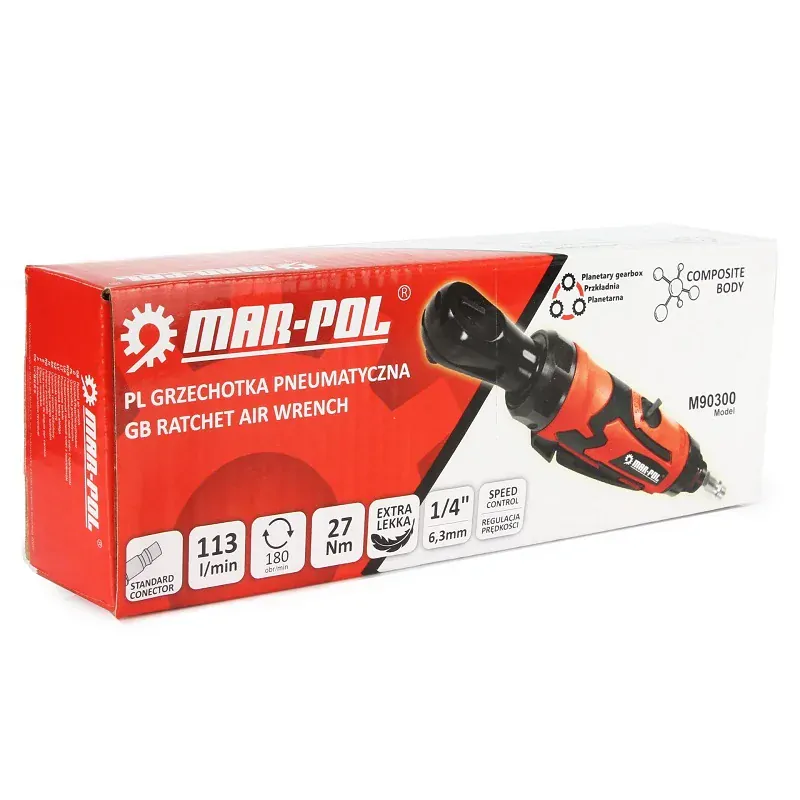 Pneumatická račňa 1/4" - MAR-POL M90300