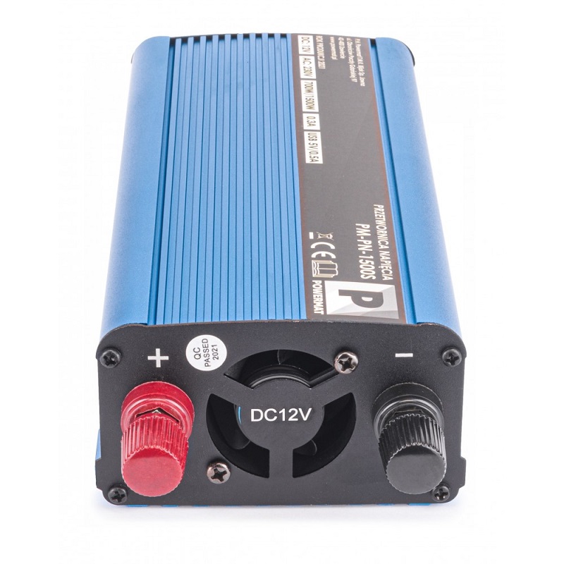 Menič napätia 12V/230V 1500W PM-PN-1500S - POWERMAT