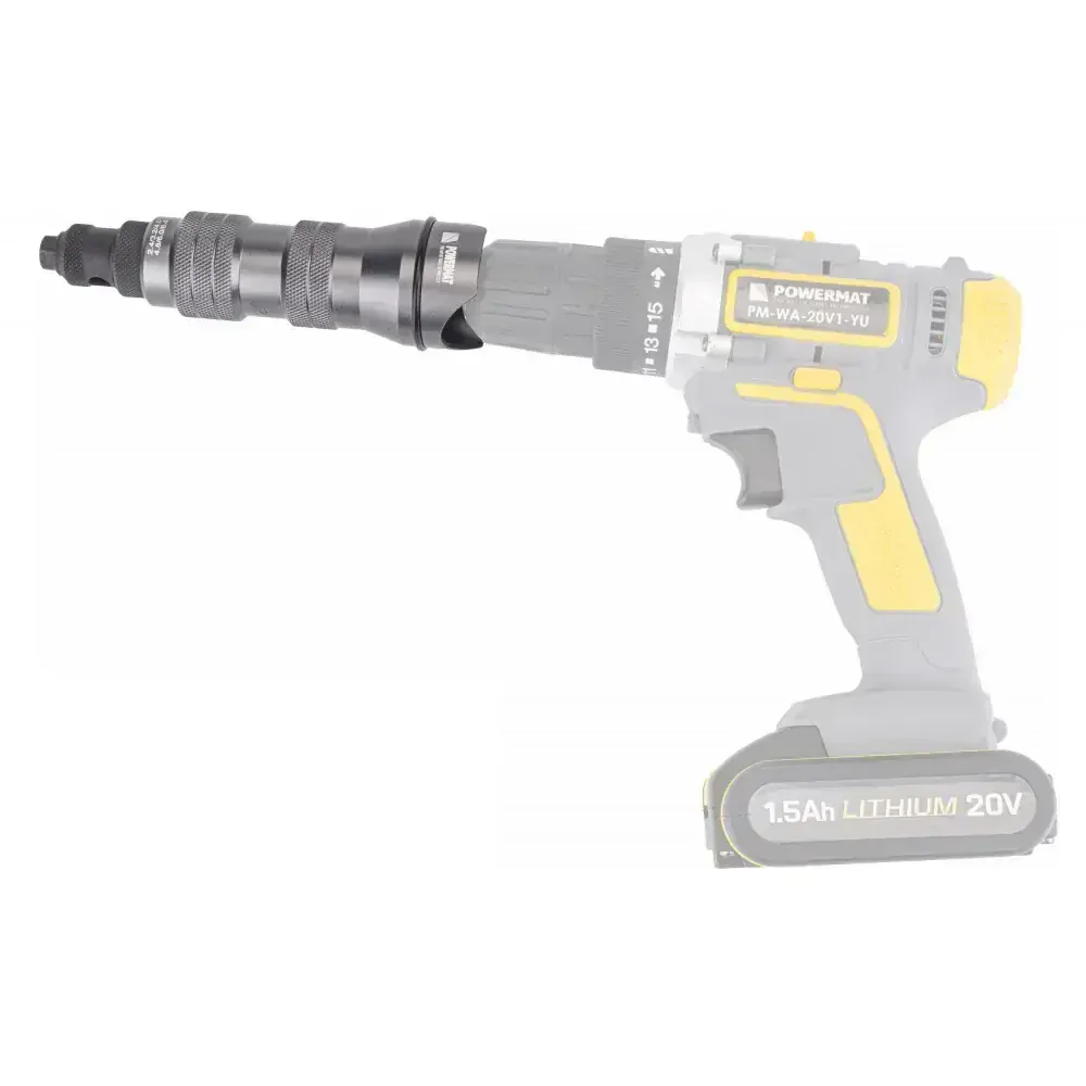 Nitovací adaptér na vŕtačku pre trhacie nity 3.2-6.4mm PM-NIA-6ZT - POWERMAT