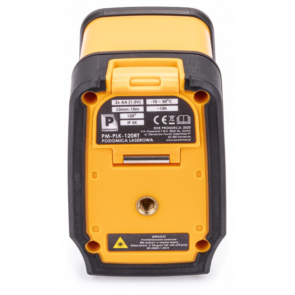 Laserová vodováha / krížový laser PM-PLK-120RT + statív a kufrík