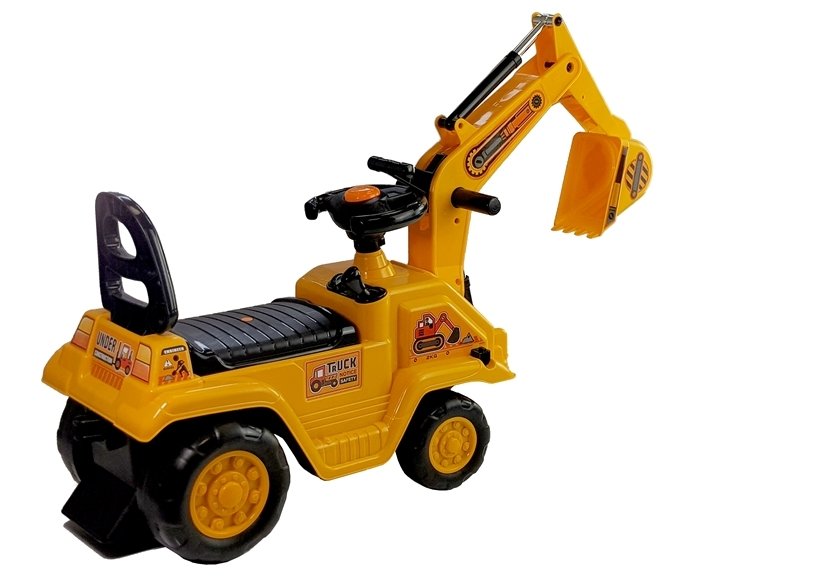 LeanToys Rýpadlo s pohyblivým ramenom, žltá