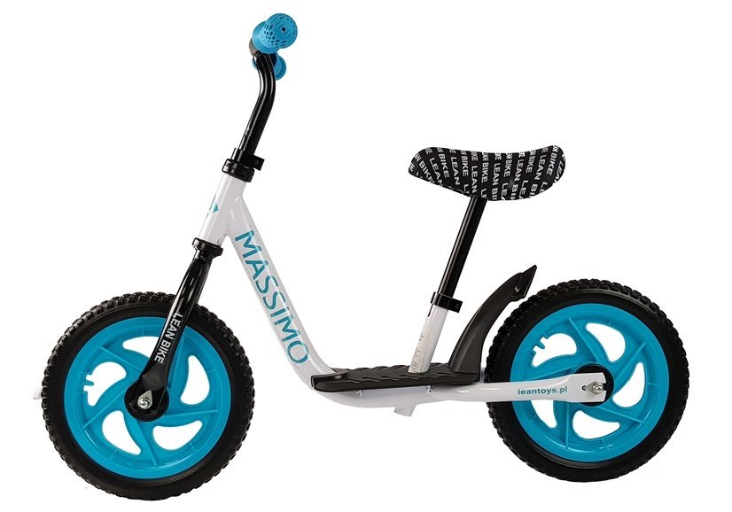 LeanToys Odrážadlo Massimo bielo-modrý