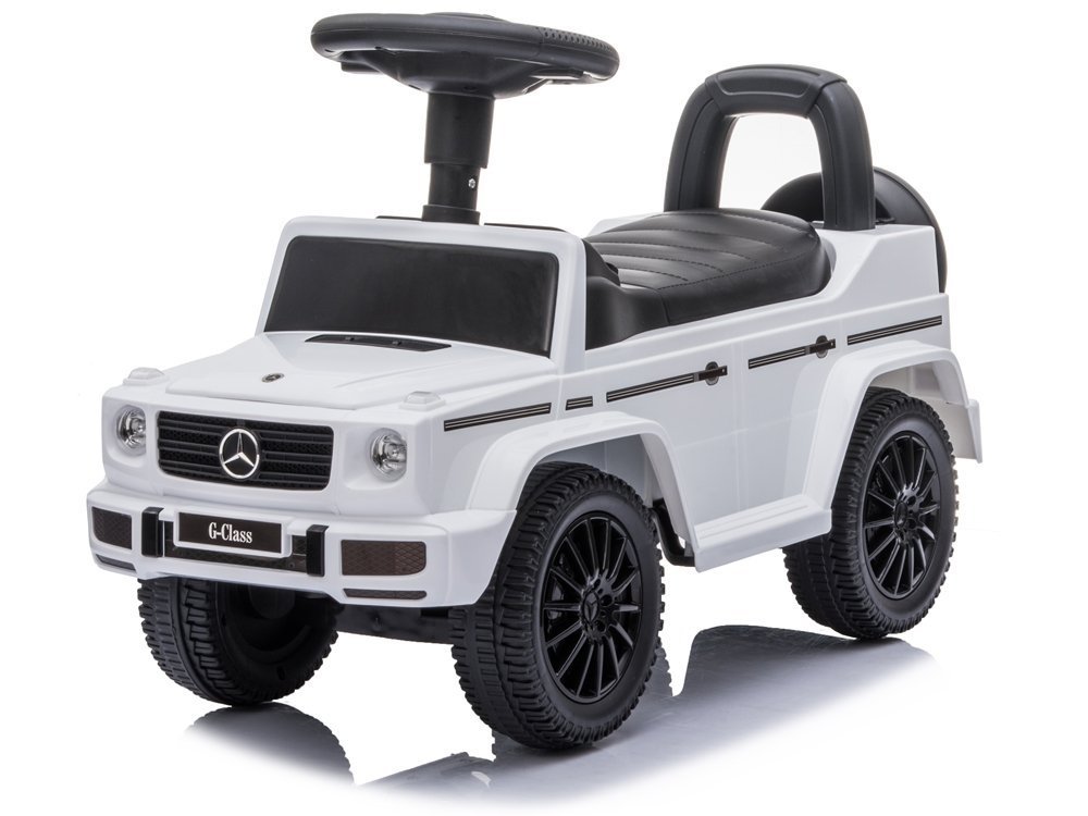 LeanToys Odrážadlo autíčko Mercedes G-Class s klaksónom biele