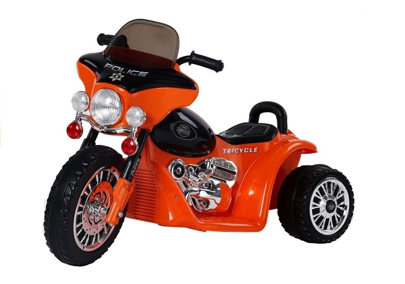 LeanToys  Elektrická motorka JT568, oranžová