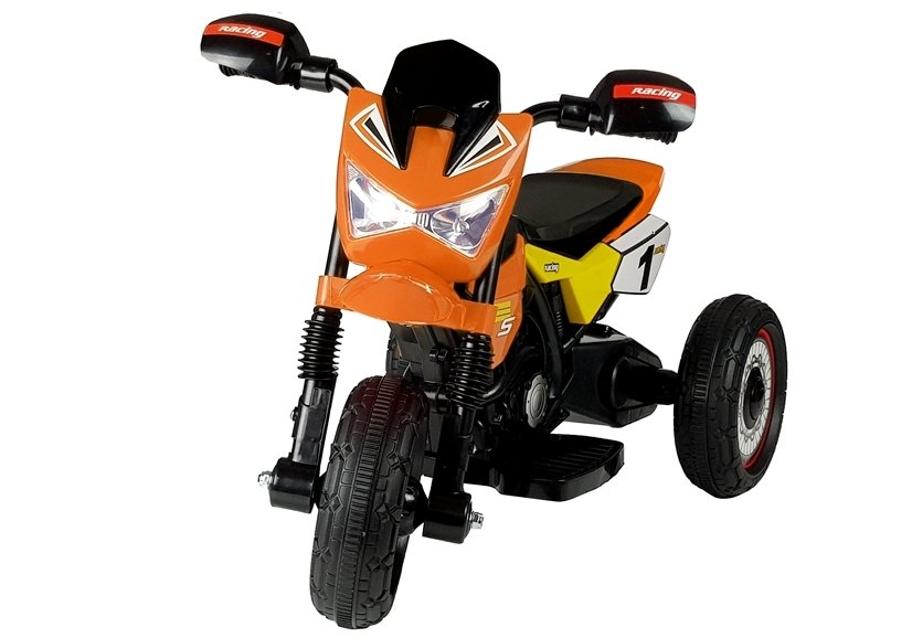 LeanToys  Elektrická trojkolesová motorka GTM2288-A, oranžová