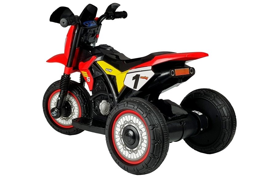 LeanToys Elektrická trojkolesová motorka GTM2288-A, červená