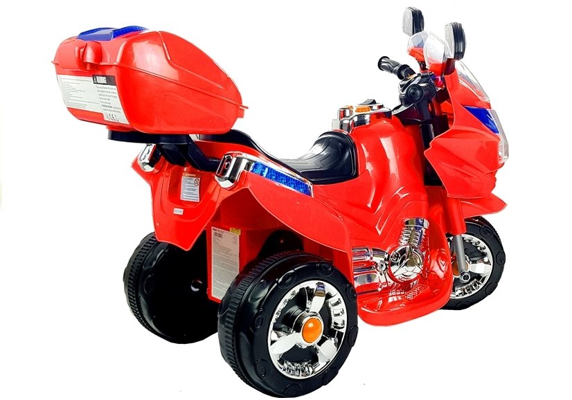 LeanToys Elektrická motorka HC8051, červená