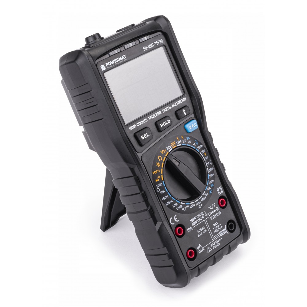 Digitálny multimeter LCD + LED svetlo PM-MMT-75PRO - POWERMAT