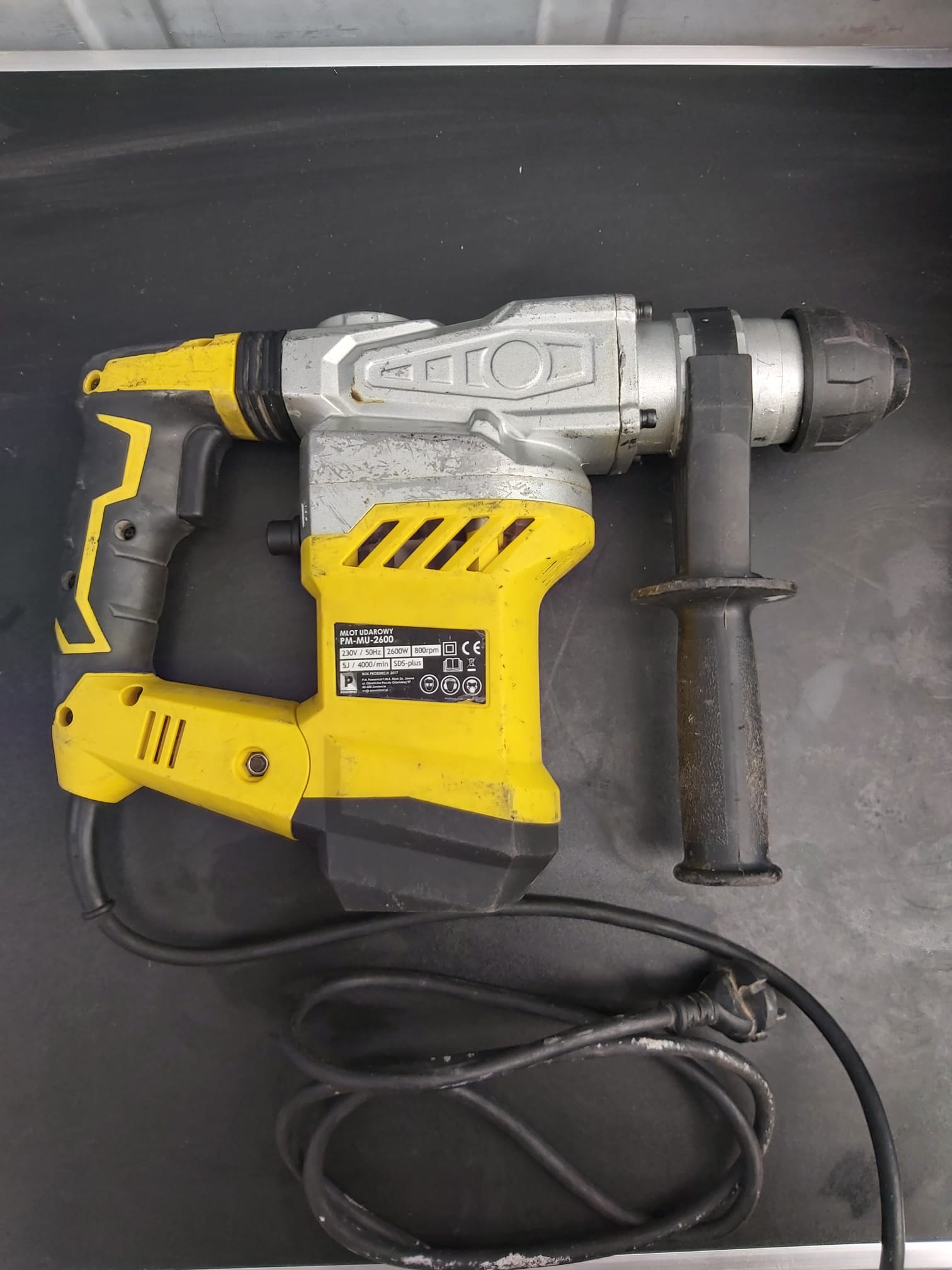 Vŕtacie kladivo 2600W PM-MU-2600 5J, POUŽITÝ