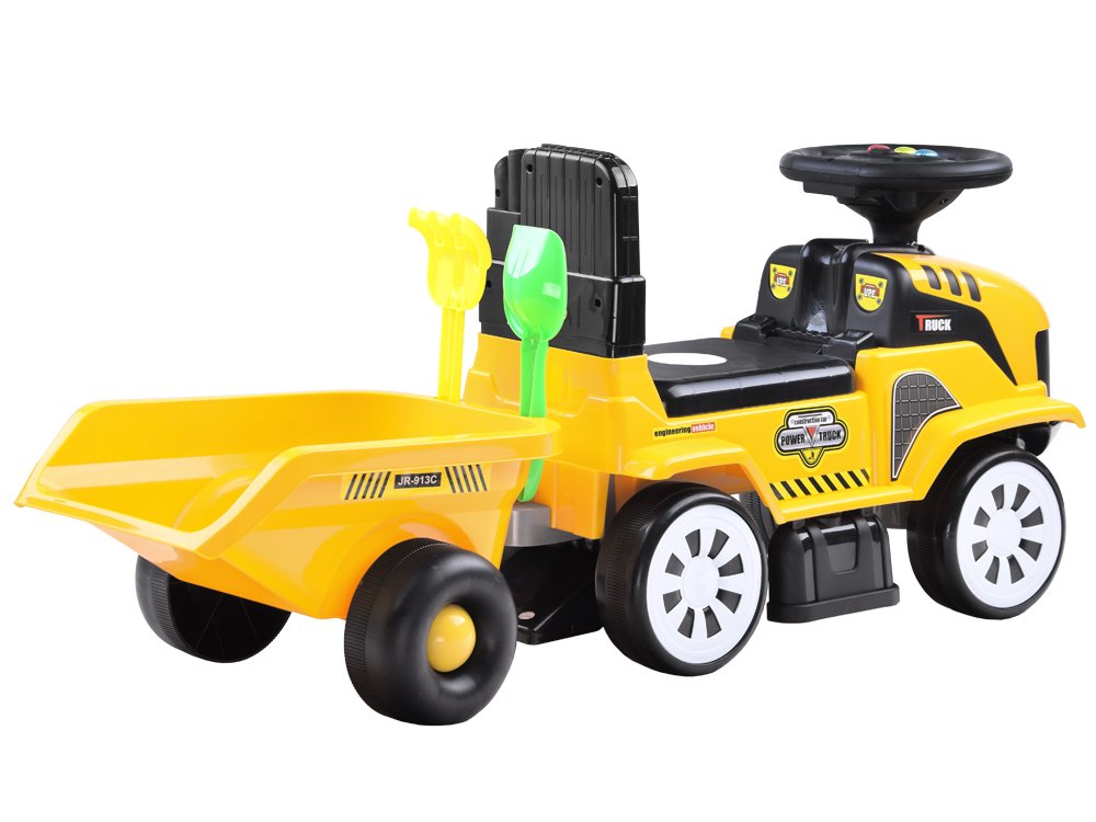 Joko Odrážadlo traktor s vlečkou, žltá