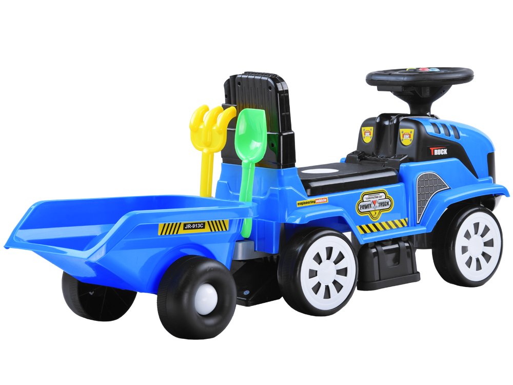 Joko Odrážadlo traktor s vlečkou, modrá