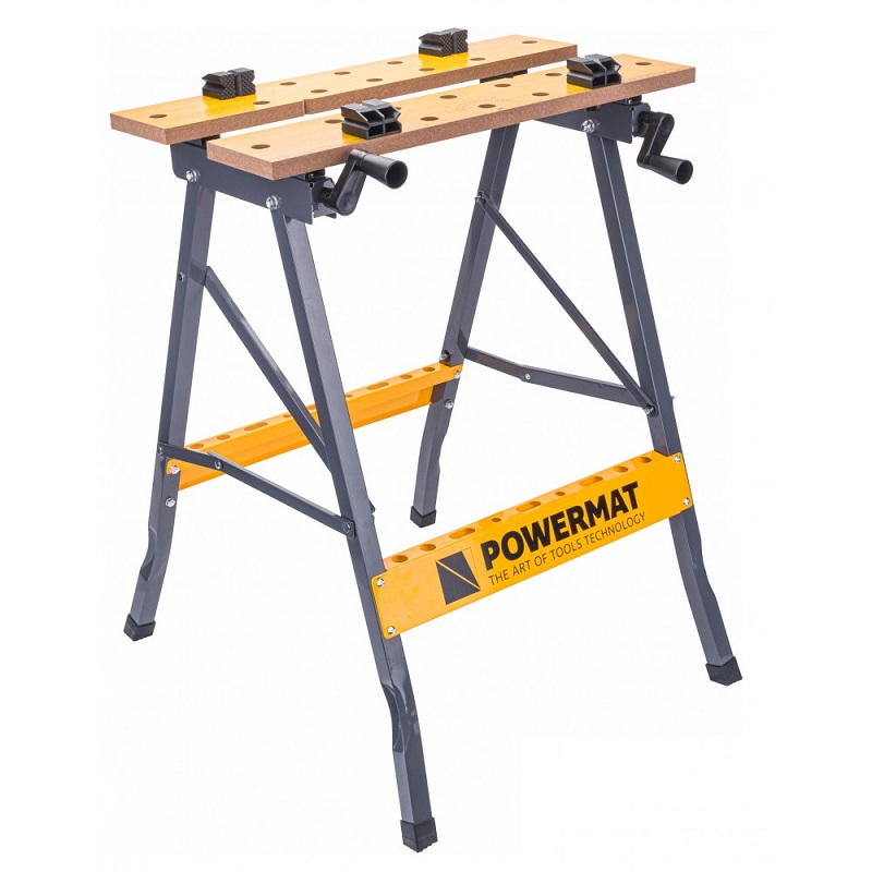 Skladací pracovný stôl 100kg / 605mm - POWERMAT PM-SW-605T