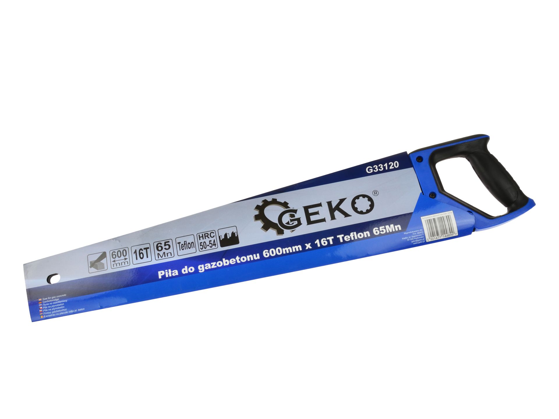 Ručná píla na pórobetón 600mm 32/16T 65Mn Teflon - GEKO G33120