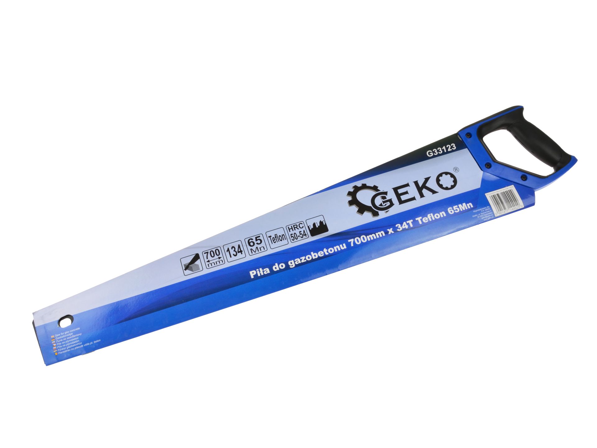 Ručná píla na pórobetón 700mm 34/34T 65Mn Teflon - GEKO G33123