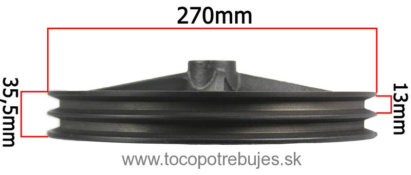 Remenica na pohon olejových kompresorov - MAR-POL M80677201
