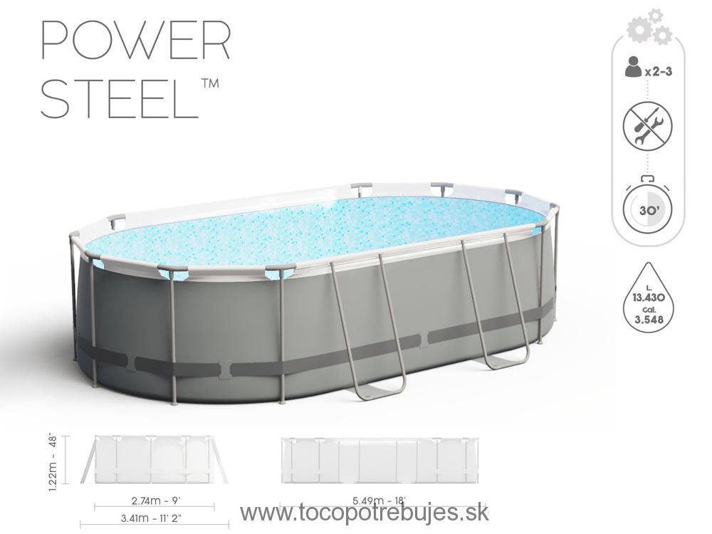 Bestway Power Steel 549 x 274 x 122 cm 56710