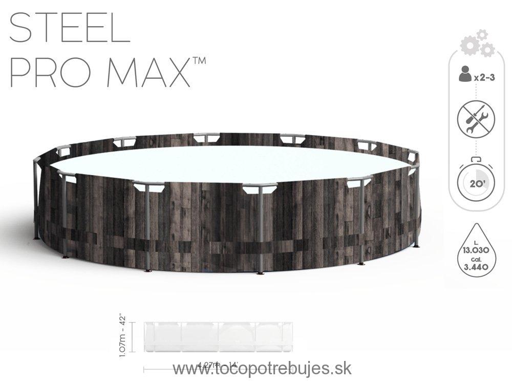 Bestway Steel Pro Max Wood 427 x 107 cm 5614Z