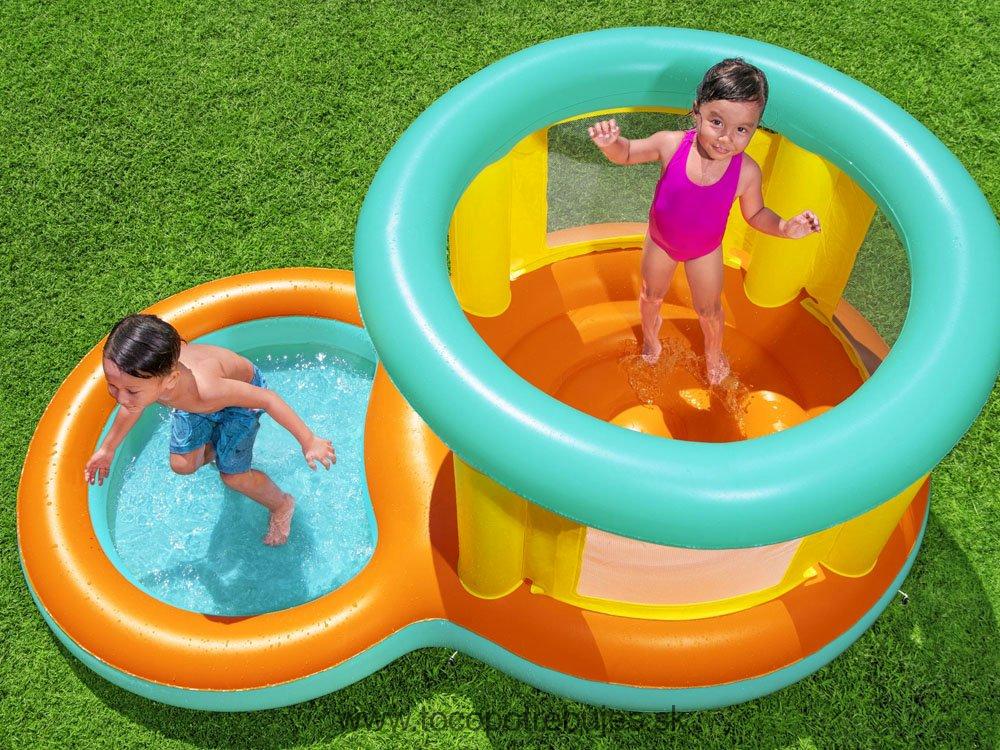 Bestway 52385 Nafukovací trampolína s bazénom 239 x 142 x 102 cm