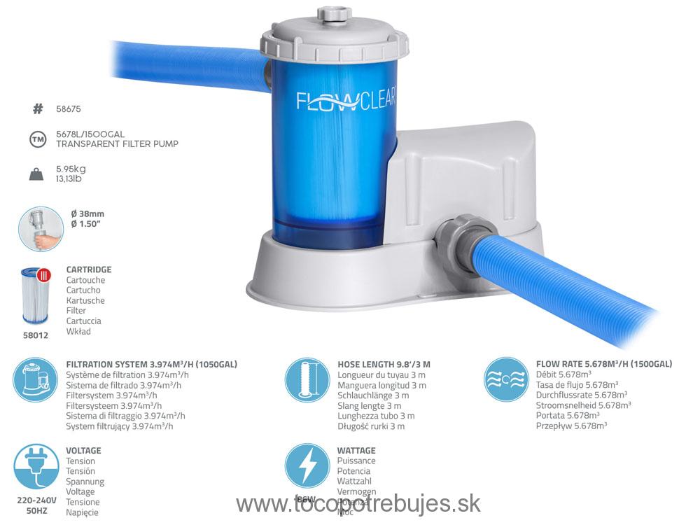 Bestway 58675 Flowclear 5 678 l/h