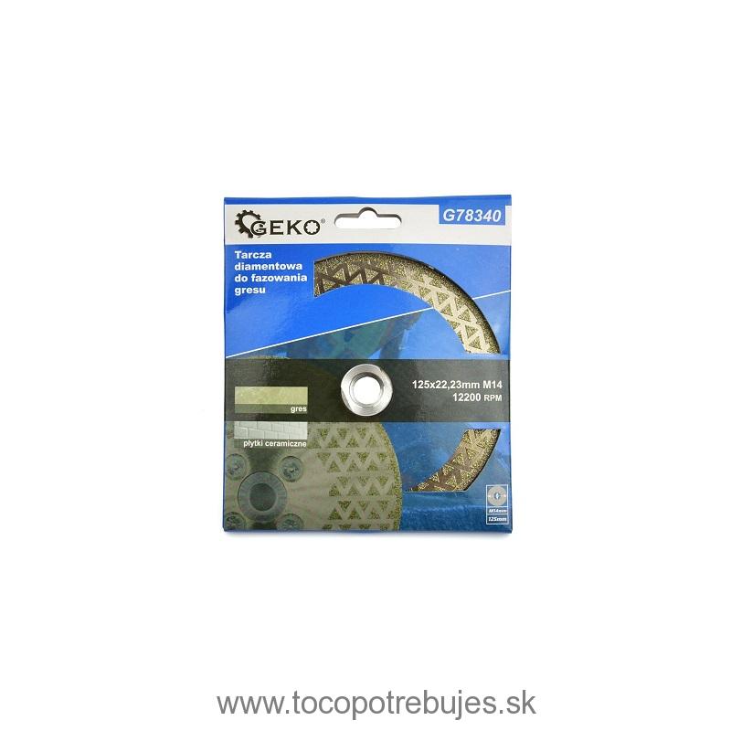 Diamantový kotúč na gres 125x22,23mm M14 - GEKO G78340