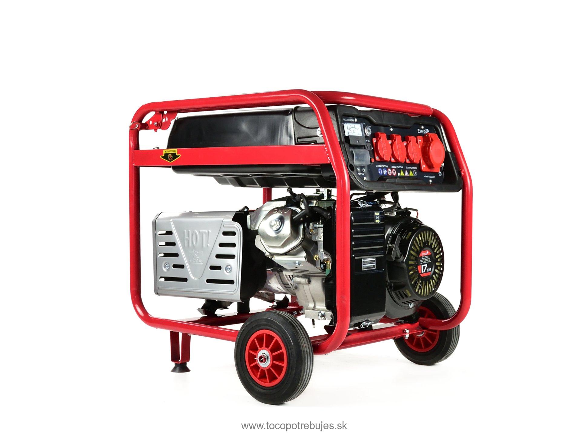 Elektrocentrála 17HP 8,5KW - Tvardy T05004
