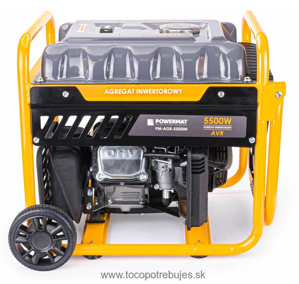 Invertorová elektrocentrála 5.5kW 230V/12V - POWERMAT PM-AGR-5500IM