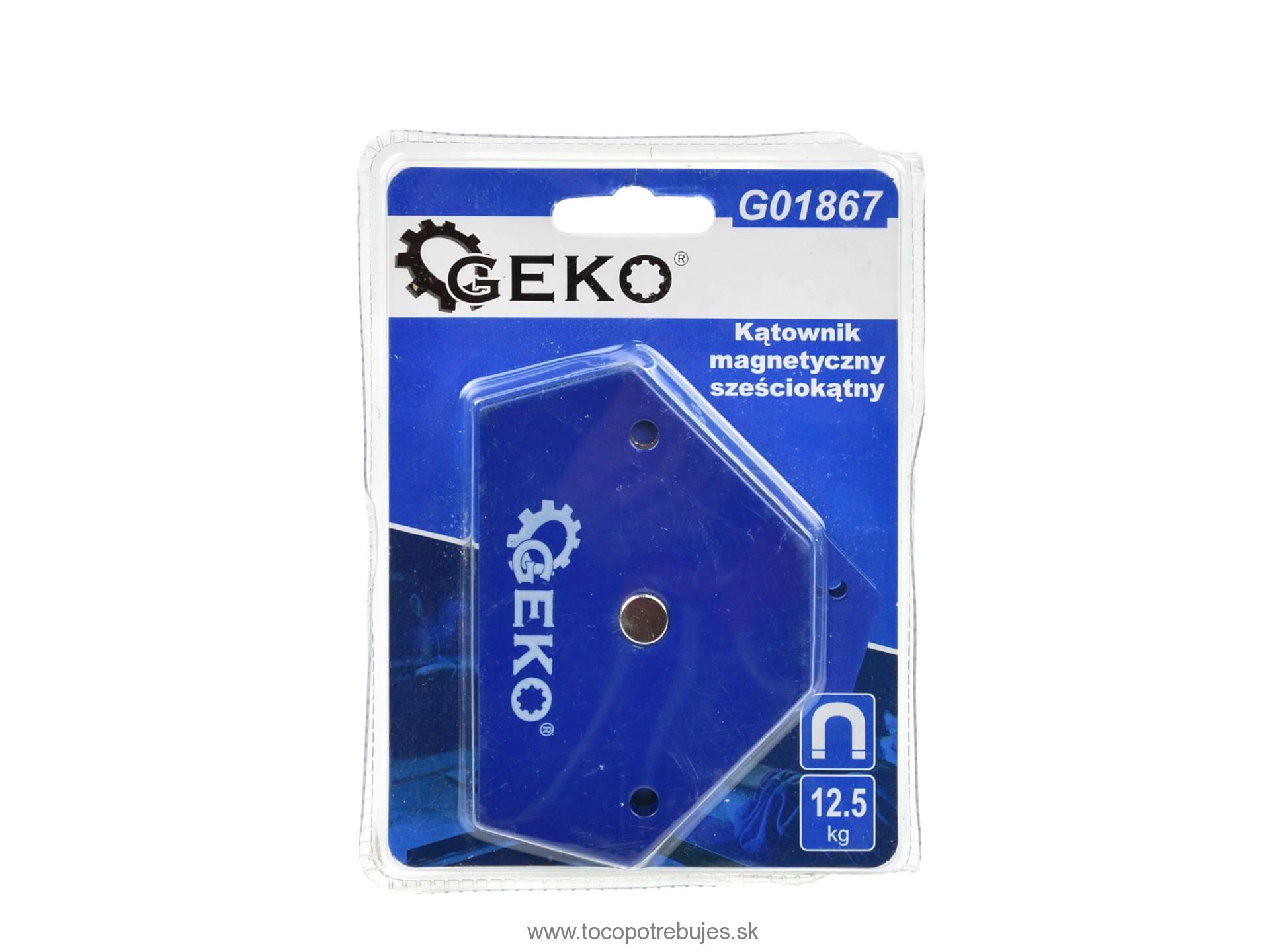 Magnet uhlový 96 x 64 x 14 mm, 12,5kg - GEKO G01867