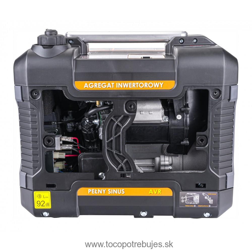 Invertorová elektrocentrála 2000W 2x230V/12V - POWERMAT PM-AGR-2000IM