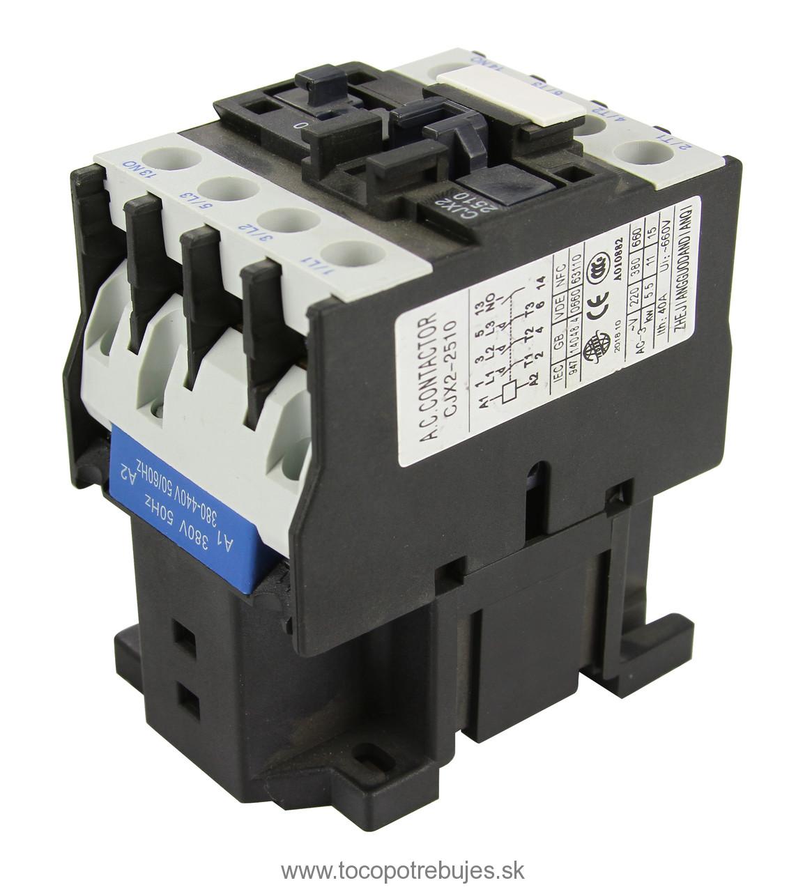 Náhradný stykač pre motor 7,5kW 380V - MAR-POL M806981