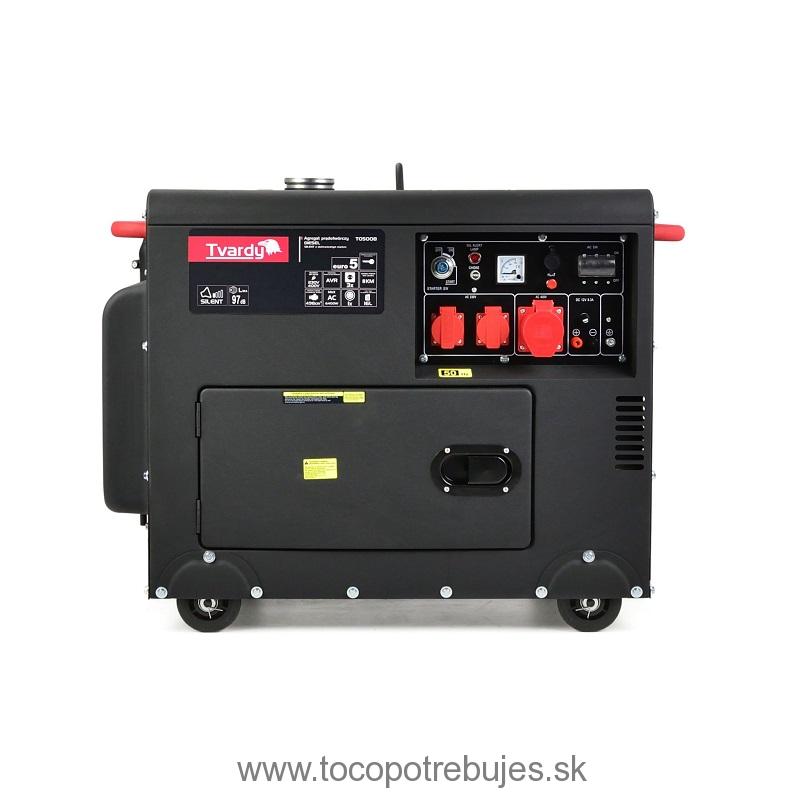 Dieselová elektrocentrála Tvardy 11HP 6,4KW