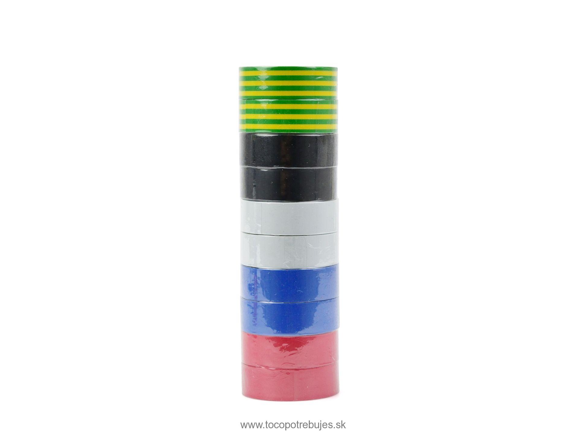 Izolačné pásky 19x0,13mm x 10m 10ks - GEKO G01383