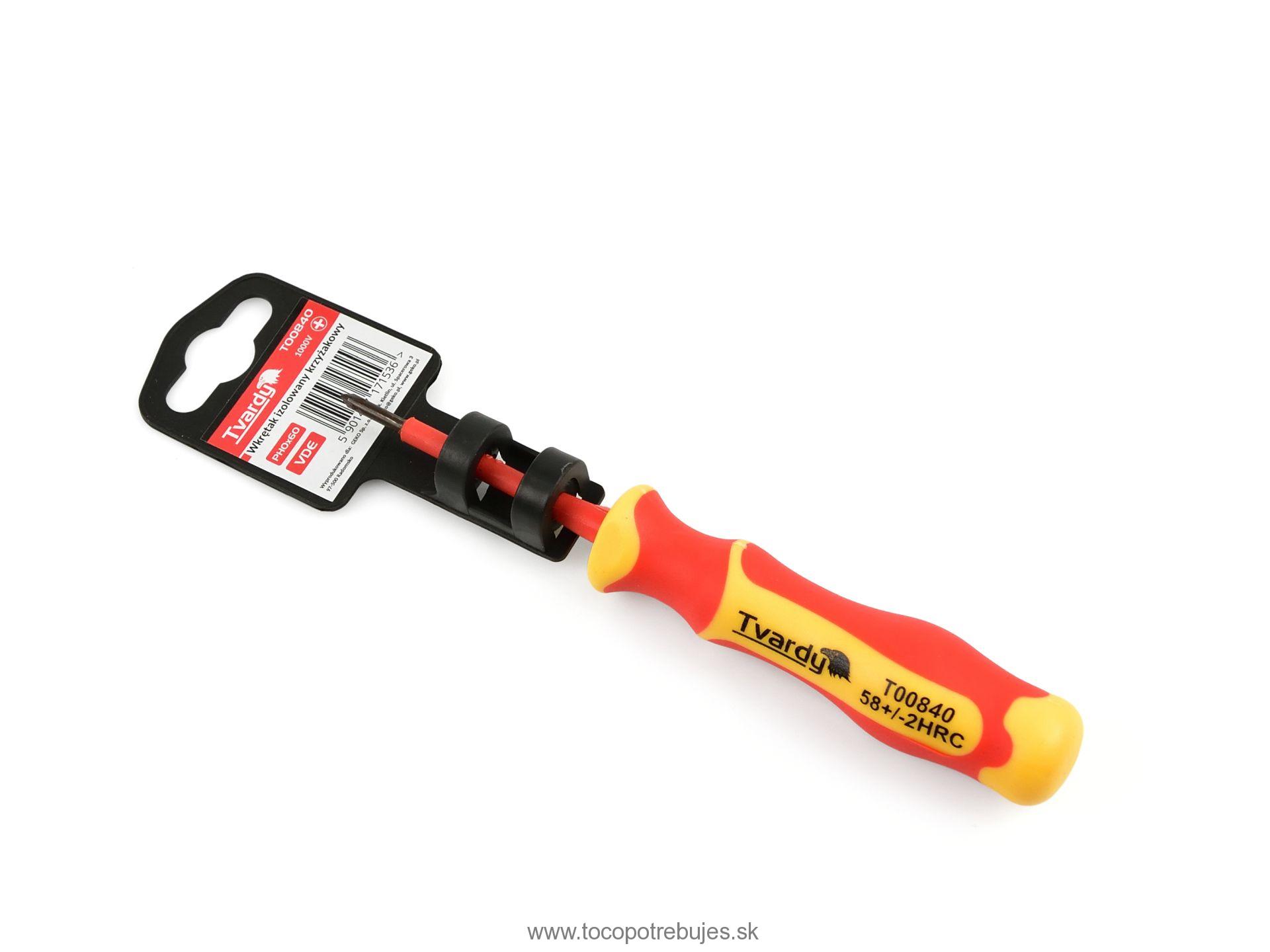 Izolovaný krížový skrutkovač PH0x60 VDE - Tvardy T00840